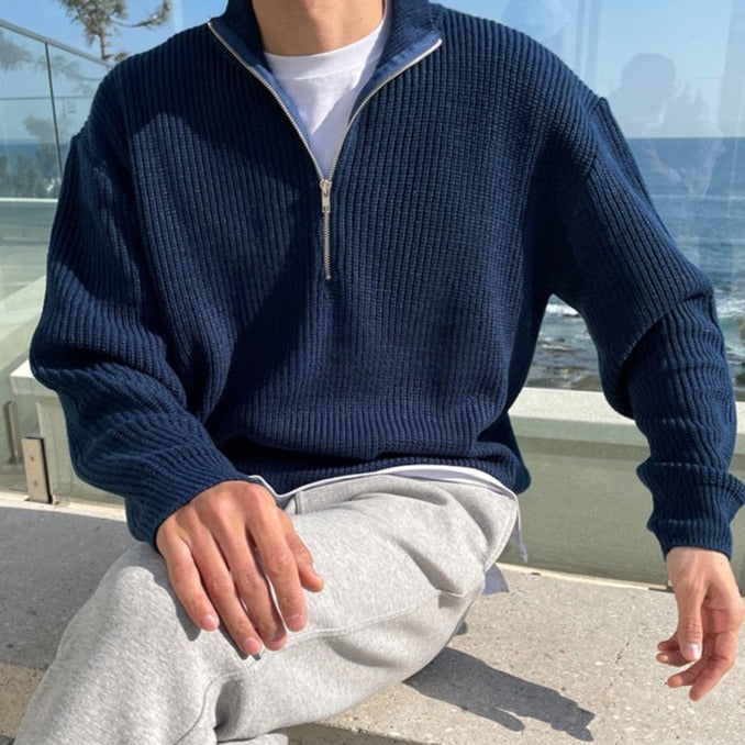 MILANO HALF-ZIP SWEATER